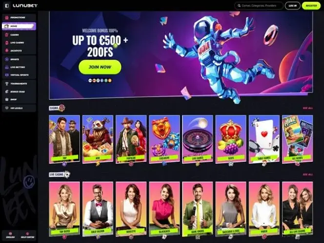 LunuBet Screenshot 3